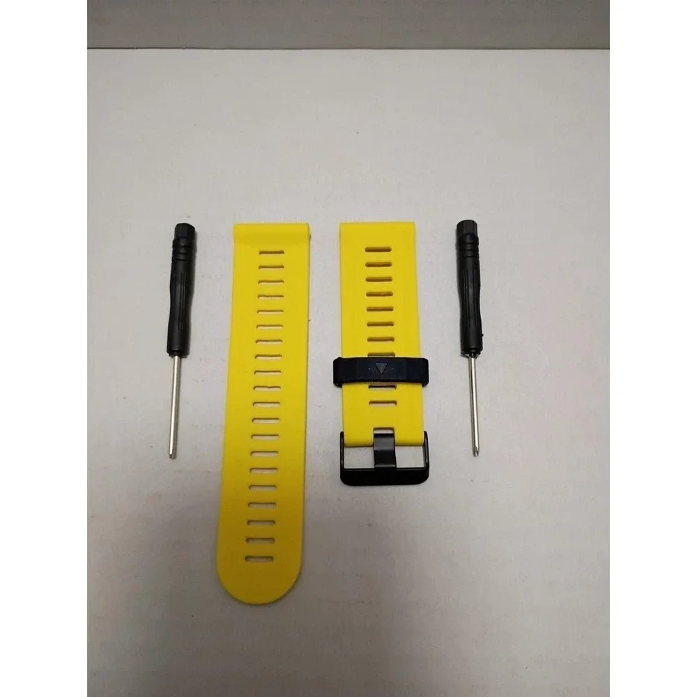 Silicone Replacement watch Strap Compatible with Fenix 3 3 HR Fenix 5X 6X Pro